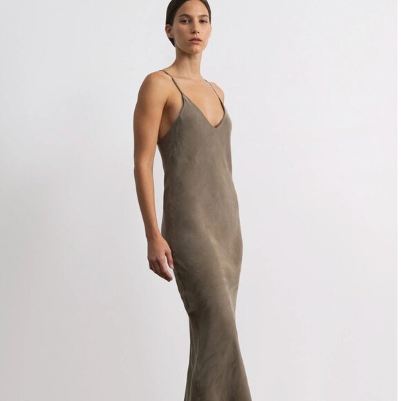 Ozma of California Slip Dress in Japanese Cupro - Small - Picture 2 of 8